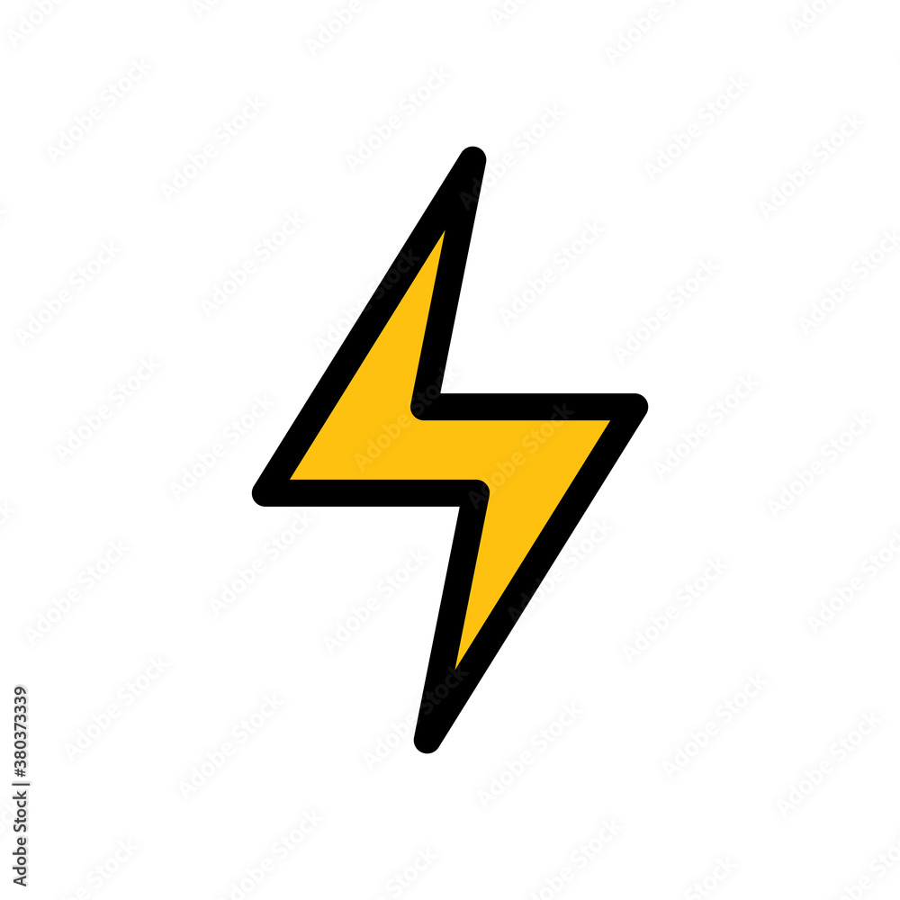 Electric Lightning Icon Design Vector Template Illustration Electric Lightning Icon Design Vector Template Illustration