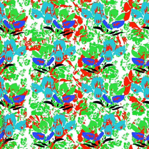 seamless pattern with flowers