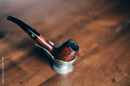 Old wooden pipe