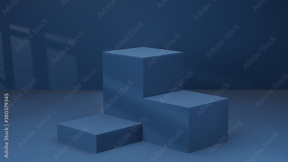 3d rendering empty template podium for product placement 3d rendering empty template podium for product placement