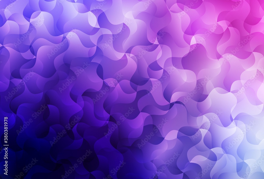 Light Purple, Pink vector template with curved lines. Light Purple, Pink vector template with curved lines.