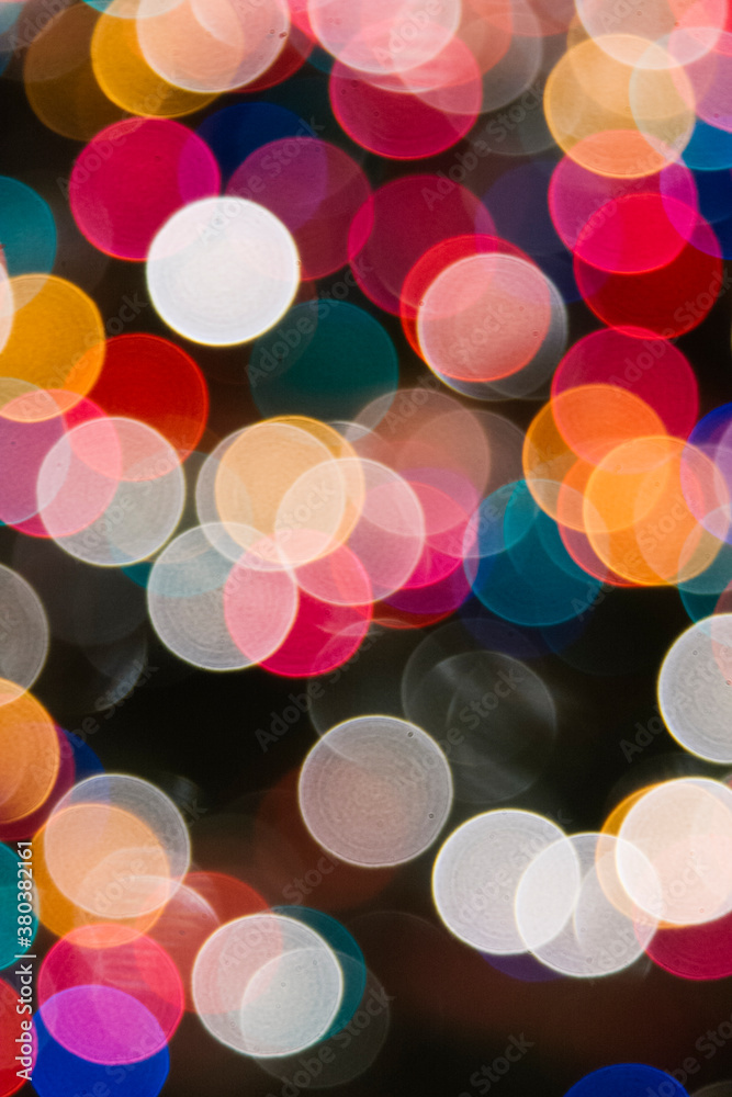 Abstract view of Christmas Lights. Abstract view of Christmas Lights.