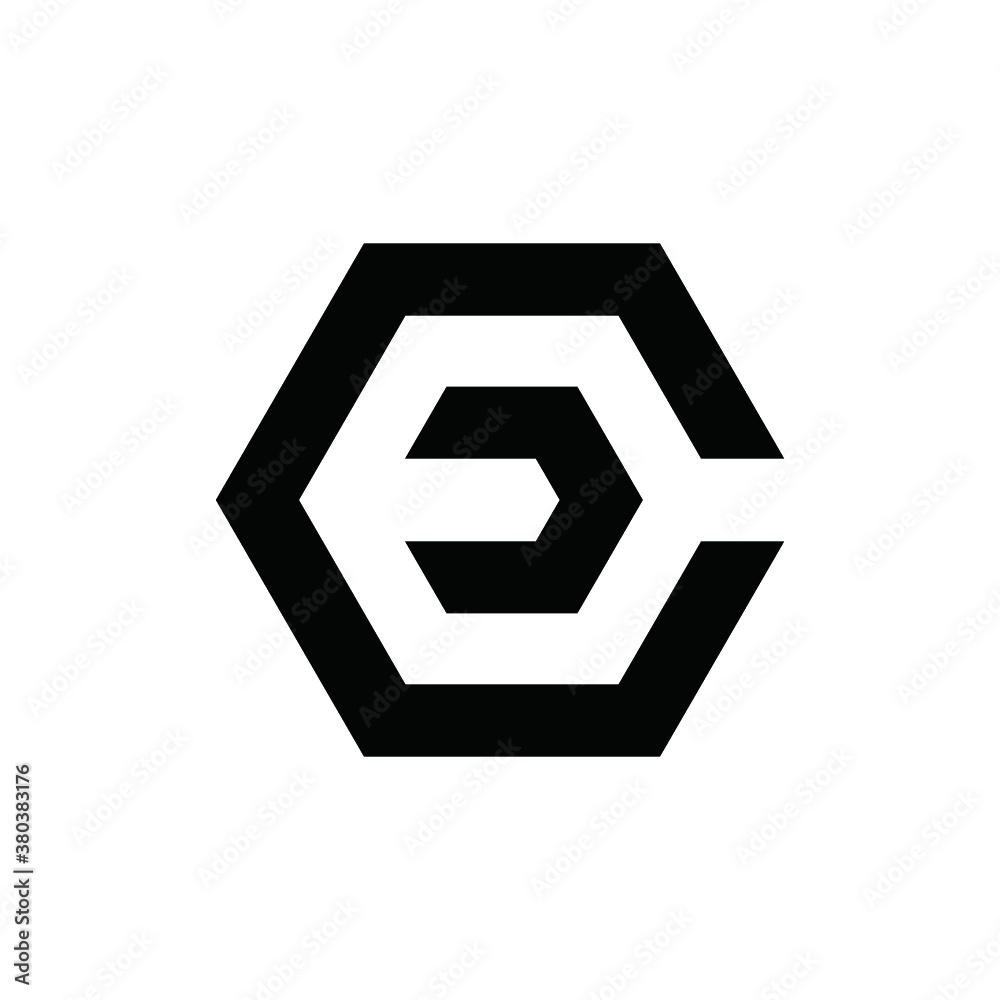 E logo letter EC vector icon illustrations E logo letter EC vector icon illustrations