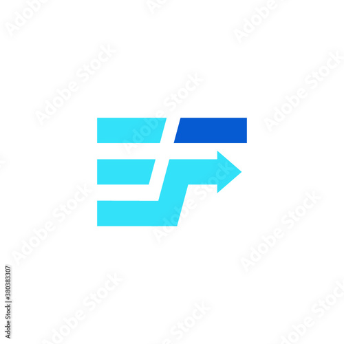 Free Download E logo letter EF vector icon illustrations - GFXLoad