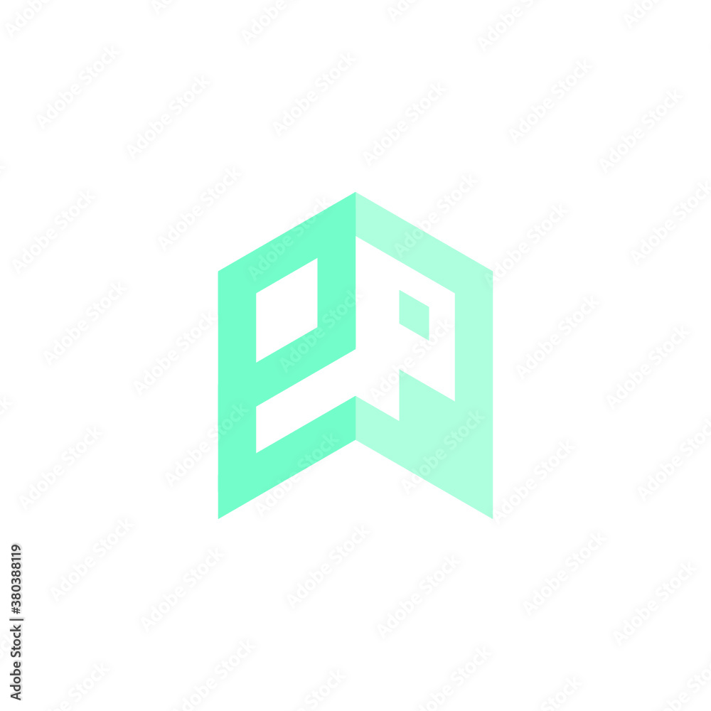 E logo letter EP vector icon illustrations