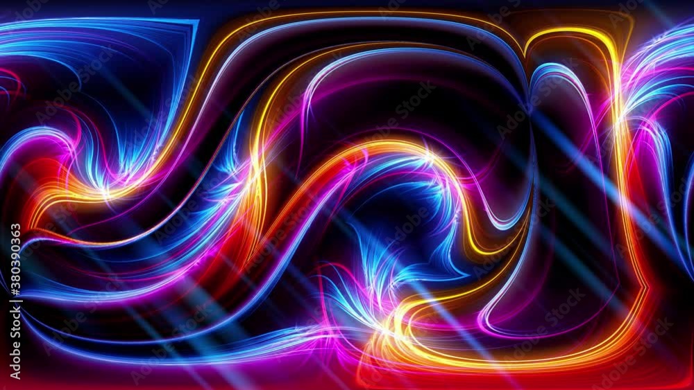 colorful psychedelic disco party music motion background