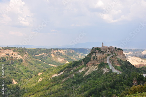 Extended view of Civita di Bagnoregio