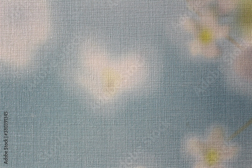 abstract background blue floral wall
