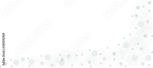 Gray vector background with a pattern of circles with different diameters. Textured template for a web splash in a modern style.