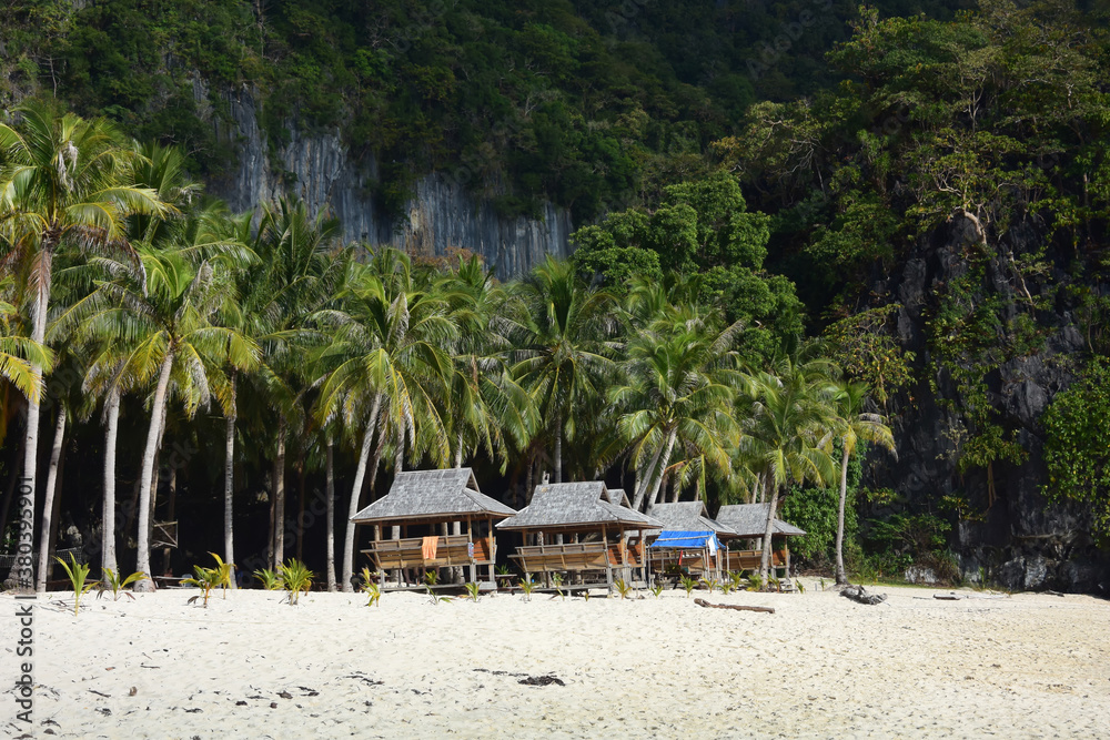 Philippine Kubos in remote island Philippine Kubos in remote island