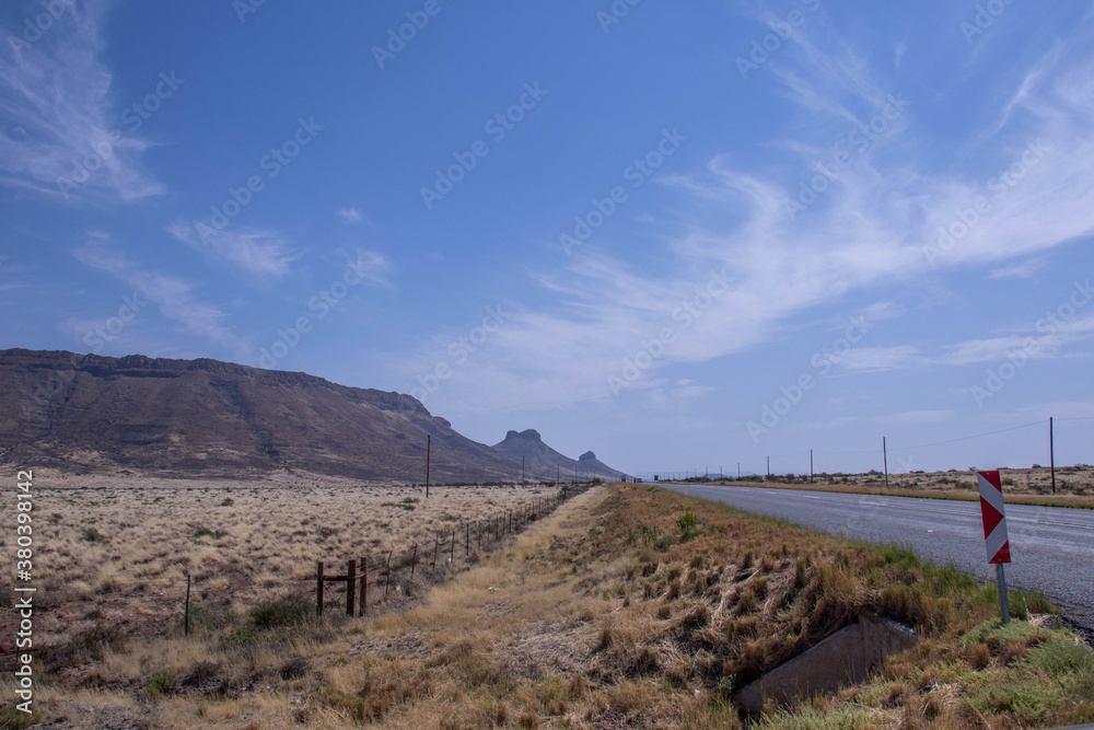 The Three Sisters are granite hills in the Northern Cape Province of South Africa image in horizontal format