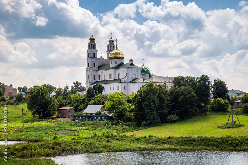 Beautiful monastery of the Moscow Patriarchate in Ukraine.