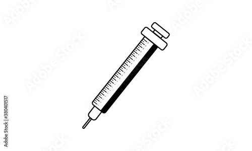 Syringe Vector icon