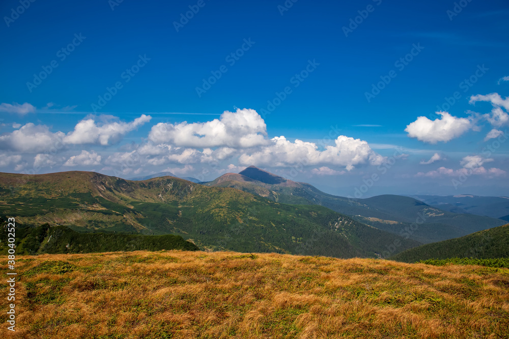 Beautiful landscape in the high carpathians. autumn in the mountains. Beautiful landscape in the high carpathians. autumn in the mountains.