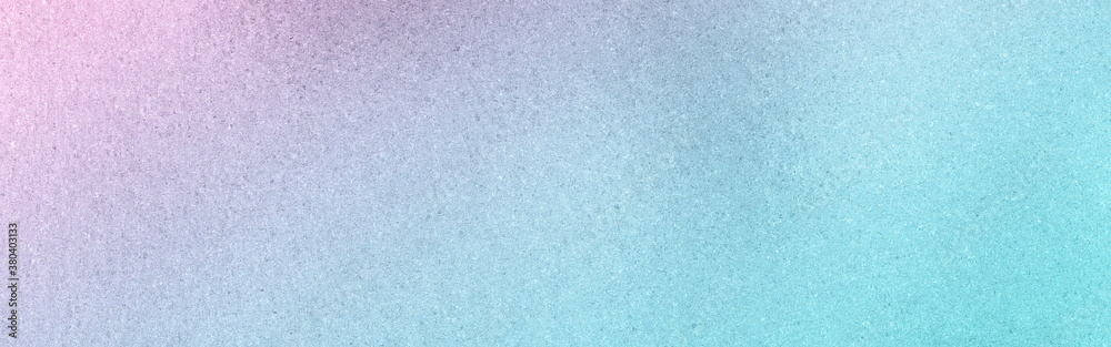 Obraz premium gradient pink cyan blue pastel iridescent shimmer foil metallic texture web banner blank background