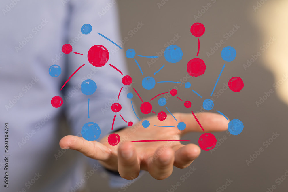 group of people talking in social network. group of people talking in social network.