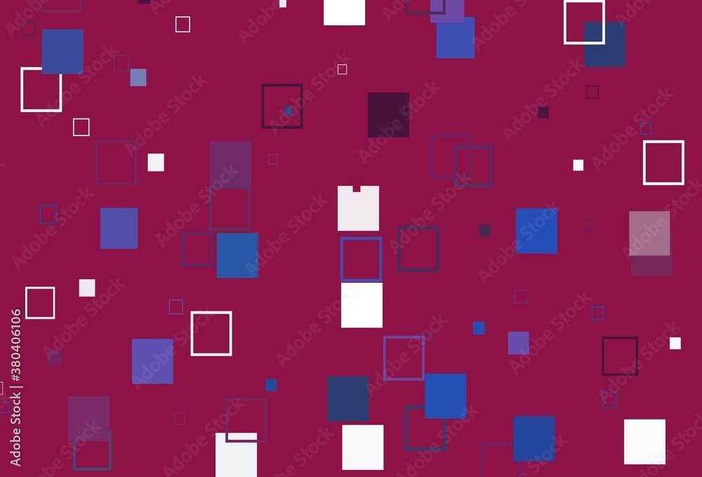 Light Blue, Red vector texture with rectangular style.