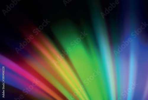 Dark Multicolor vector blurred bright texture.