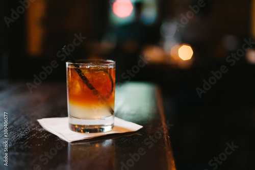 Dark & Stormy Cocktail