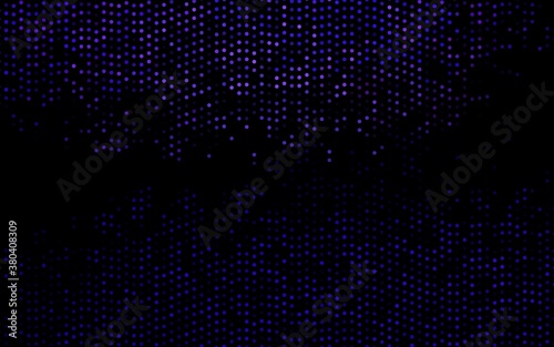 Dark Purple vector pattern with spheres. Blurred bubbles on abstract background with colorful gradient. Template for your brand book.