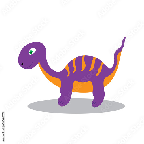Cute hand-drawn dinosaurs for baby and children fabric  textiles  Wallpapers and products  vector illustration