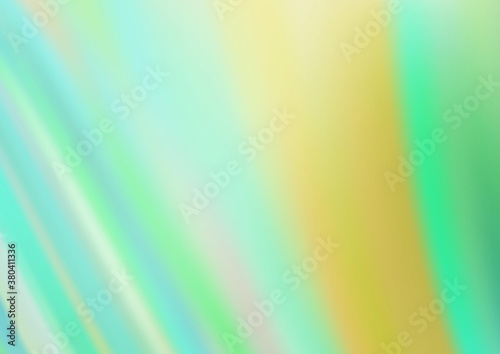 Light Green vector pattern with lamp shapes. A vague circumflex abstract illustration with gradient. Textured wave pattern for backgrounds.