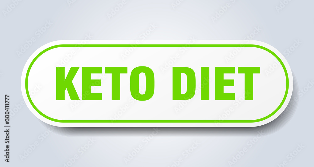 keto diet sign. rounded isolated button. white sticker keto diet sign. rounded isolated button. white sticker