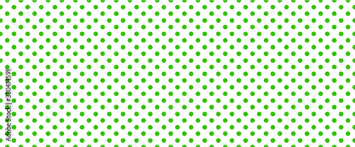 Green, polka dot jersey pattern. Pois, polka dots memphis style. Flat vector seamless dotted pattern. Vintage, abstract geometric wallpaper or banner. Christmas ( xmas ). Point, round signs.