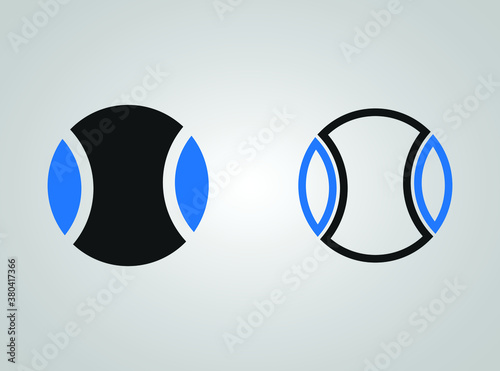 Ball icon. tennis ball icon in trendy flat style isolated on background. tennis ball icon page symbol for your web site design tennis ball icon logo, app, UI. tennis ball icon Vector illustration, EPS