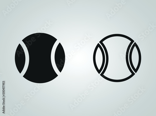 Ball icon. tennis ball icon in trendy flat style isolated on background. tennis ball icon page symbol for your web site design tennis ball icon logo, app, UI. tennis ball icon Vector illustration, EPS