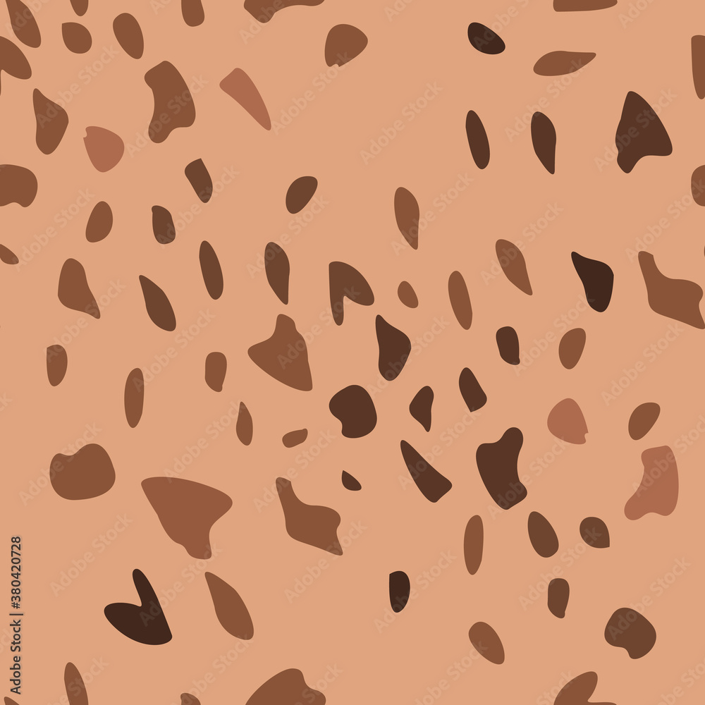 Seamless pattern created by several objects set to Spotted hyena stripe Seamless pattern created by several objects set to Spotted hyena stripe