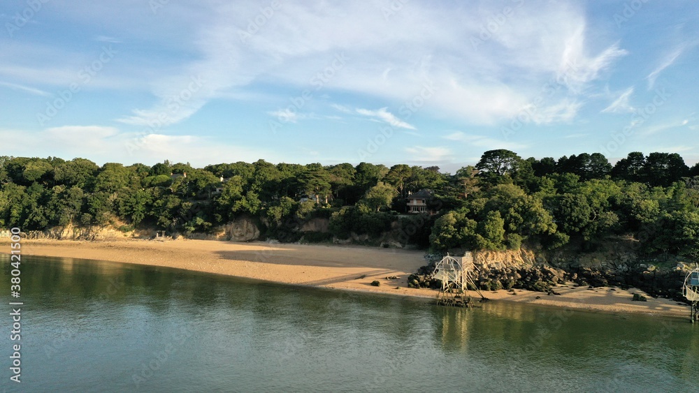 Fototapeta premium plages de Saint-Nazaire et ses carlets