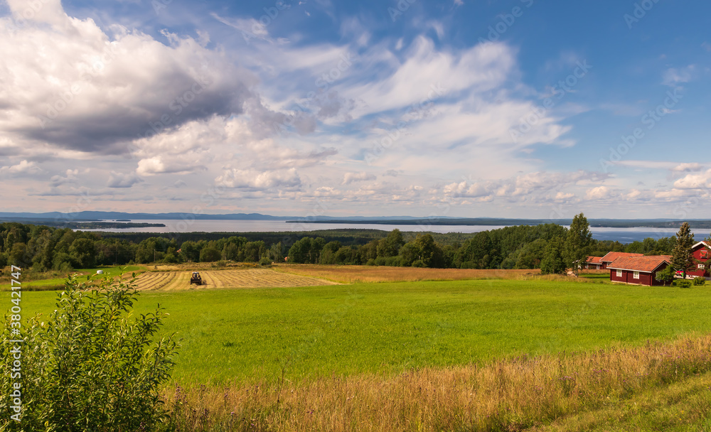 View of the Swedish Siljan which is located in the beautiful part of the valleys province