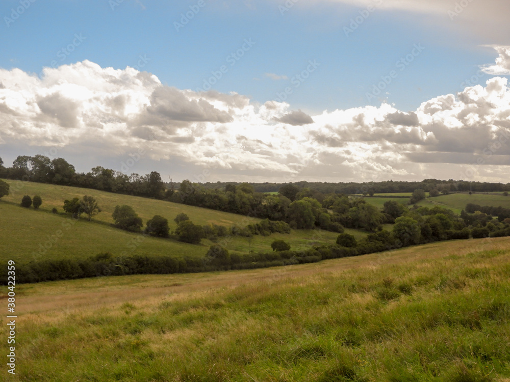 View across the Chess Valley View across the Chess Valley