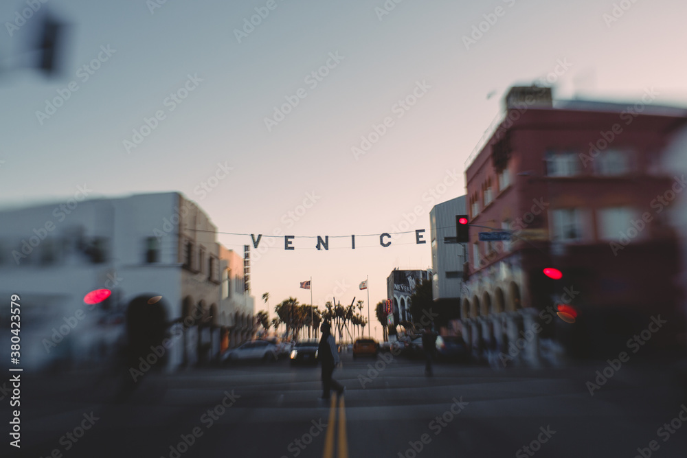 The written Venice at sunset The written Venice at sunset