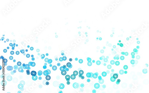 Light Blue, Green vector layout with circle shapes.