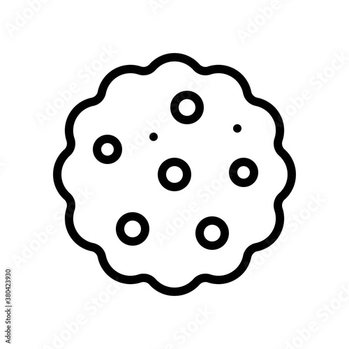 baby toy related biscuits with zig zag or circles style for kids vectors in lineal style,