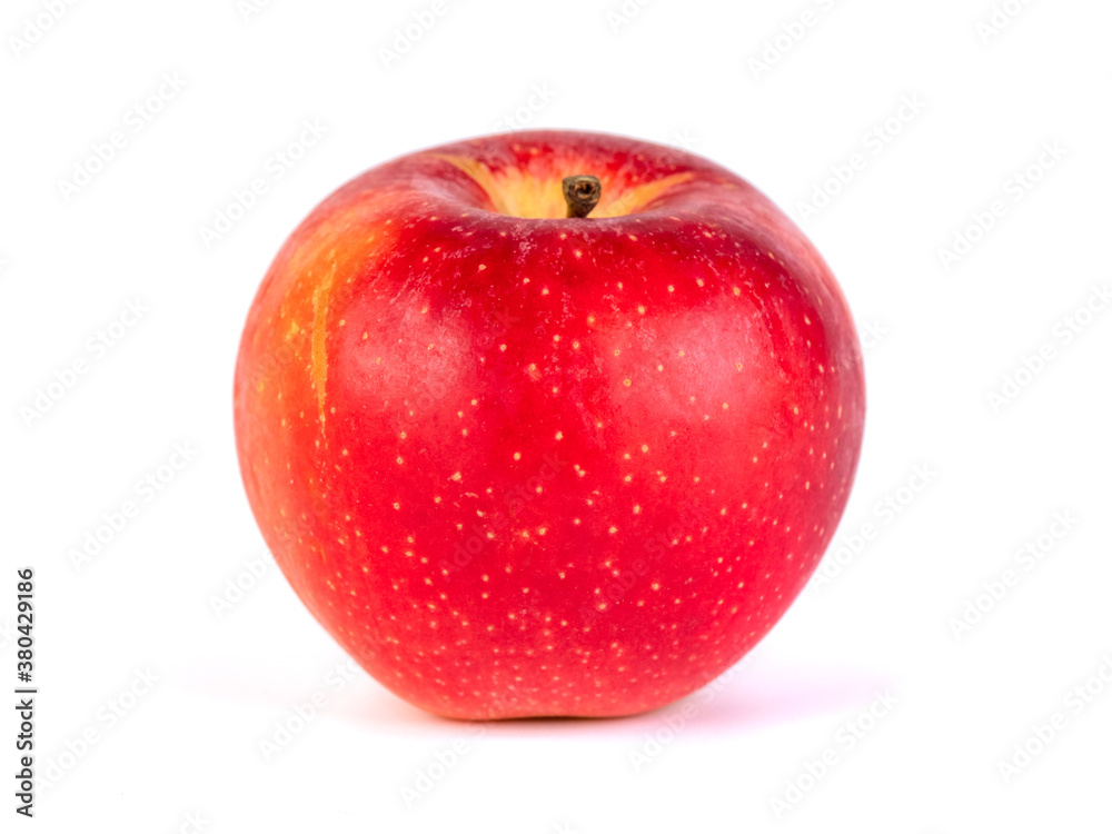 Fresh red apple isolated on white background, food Fresh red apple isolated on white background, food
