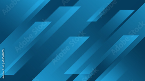 Geometric abstract wallpaper dark blue colors with the image of light blue stripes with a gradient