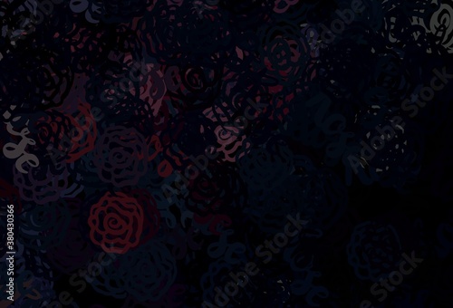Wallpaper Mural Dark Pink vector background with abstract shapes. Torontodigital.ca