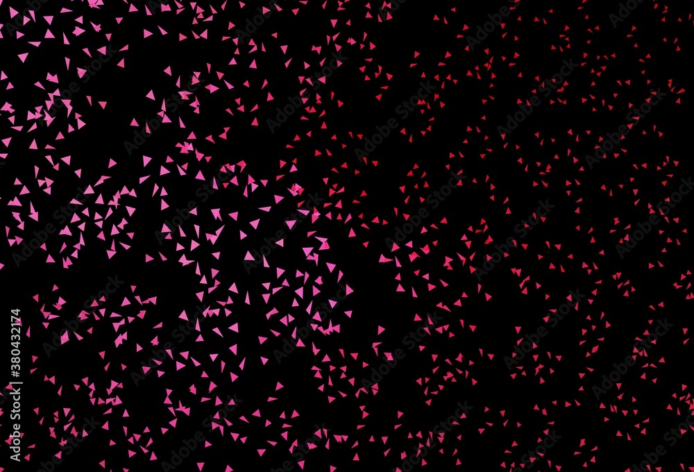 Dark Pink, Red vector background with polygonal style. Dark Pink, Red vector background with polygonal style.