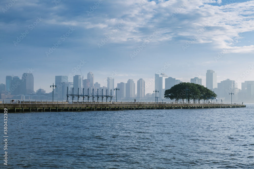 Hudson River and New Jersey from Chelsea Piers, New York Hudson River and New Jersey from Chelsea Piers, New York