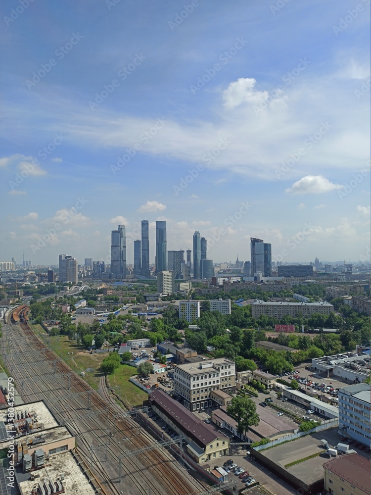 Obraz premium downtown city