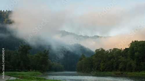 Dunajec river in Pieniny mountains, Poland. © Kamil