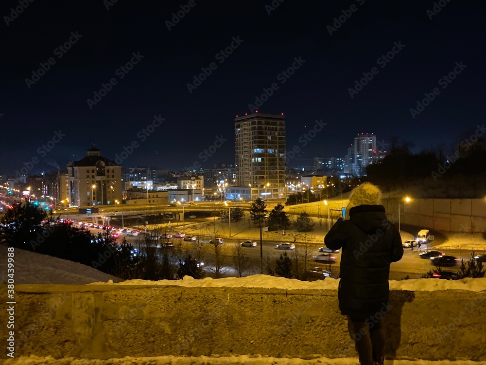 Fototapeta premium view of the city