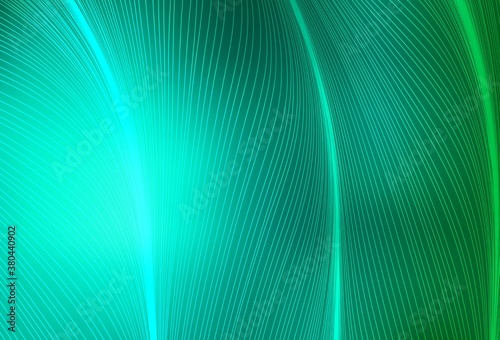 Light Green vector texture with wry lines.