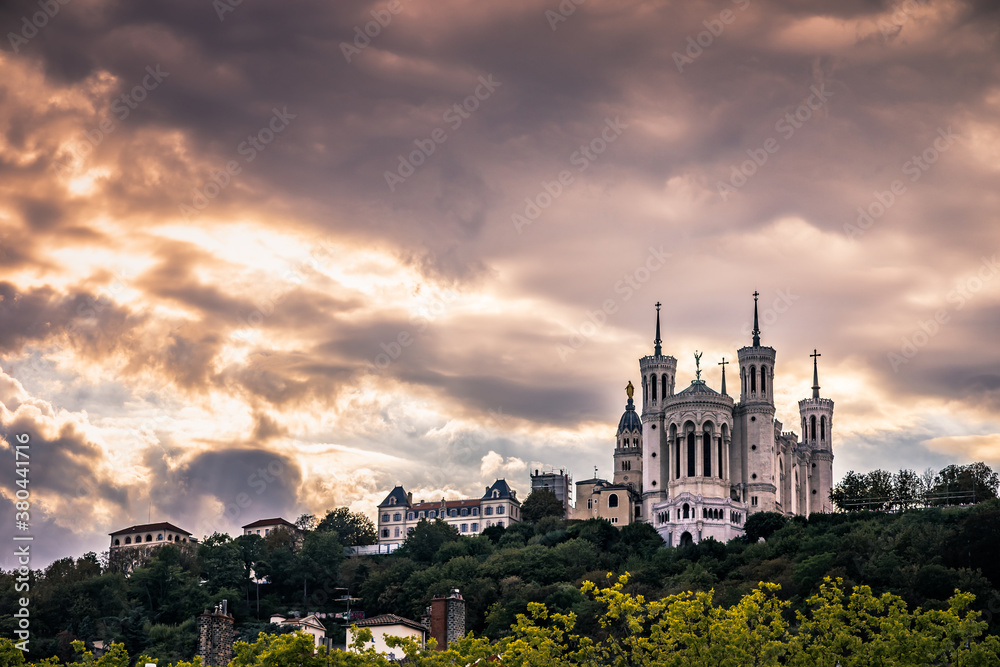 Obraz premium basilique de Fourvière - Lyon