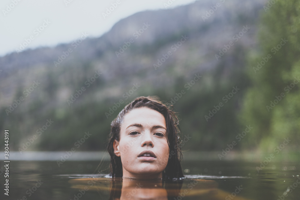 Danika in the lake at Rose Valley Danika in the lake at Rose Valley