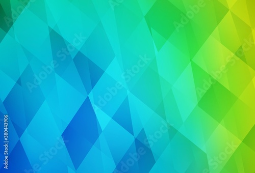 Light Blue, Green vector background with rectangles.