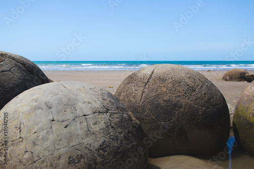 Wallpaper Mural Moeraki Boulders on Koekohe Beach Torontodigital.ca